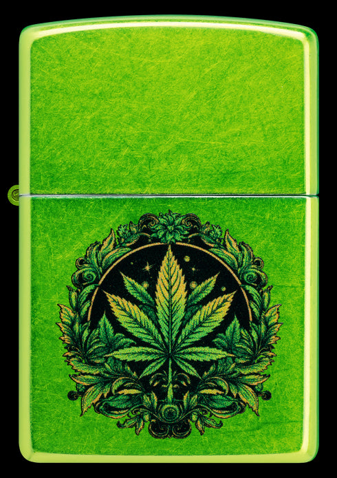 Zippo 60.007.389 vžigalnik Green MLeaf